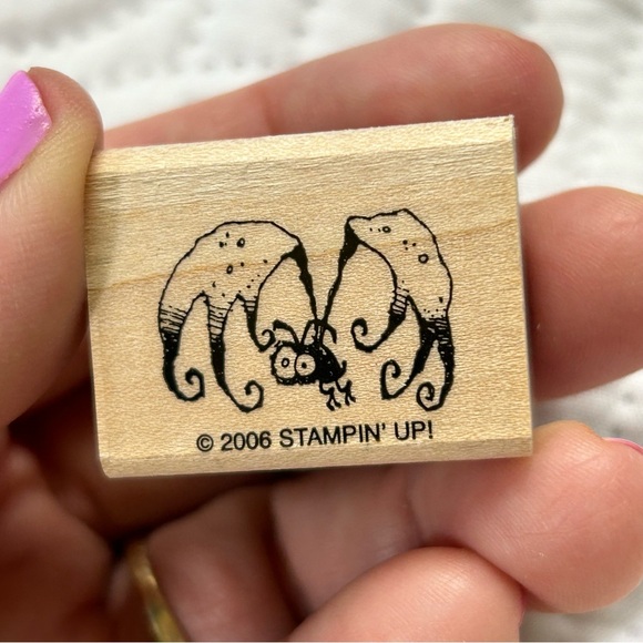 Retired Rare Stampin Up vintage Halloween stamp set Best Fiends Frankenstein - Picture 10 of 15